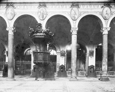 <em>"S. Maria in Aracoeli, Rome, Italy, 1895"</em>, 1895. Glass negative 8x10in, 8 x 10 in. Brooklyn Museum, Goodyear. (Photo: Brooklyn Museum, S03i0442n01.jpg