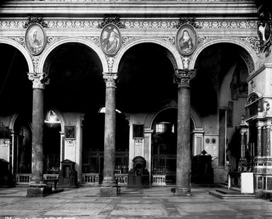 <em>"S. Maria in Aracoeli, Rome, Italy, 1895"</em>, 1895. Glass negative 8x10in, 8 x 10 in. Brooklyn Museum, Goodyear. (Photo: Brooklyn Museum, S03i0443n01.jpg