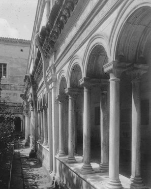 <em>"S. Paolo Fuori, Rome, Italy, 1895"</em>, 1895. Lantern slide 3.25x4in, 3.25 x 4 in. Brooklyn Museum, Goodyear. (Photo: Brooklyn Museum, S03i0455l01.jpg