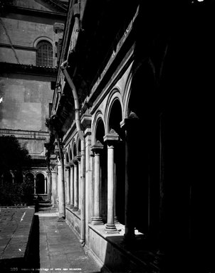 <em>"S. Paolo Fuori, Rome, Italy, 1895"</em>, 1895. Glass negative 8x10in, 8 x 10 in. Brooklyn Museum, Goodyear. (Photo: Brooklyn Museum, S03i0456n01.jpg