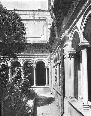 <em>"S. Paolo Fuori, Rome, Italy, 1895"</em>, 1895. Lantern slide 3.25x4in, 3.25 x 4 in. Brooklyn Museum, Goodyear. (Photo: Brooklyn Museum, S03i0458l01.jpg