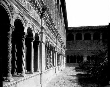 <em>"S. Paolo Fuori, Rome, Italy, 1895"</em>, 1895. Glass negative 8x10in, 8 x 10 in. Brooklyn Museum, Goodyear. (Photo: Brooklyn Museum, S03i0467n01.jpg