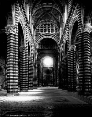 <em>"Cathedral, Siena, Italy, 1895"</em>, 1895. Glass negative 8x10in, 8 x 10 in. Brooklyn Museum, Goodyear. (Photo: Brooklyn Museum, S03i0500n01.jpg