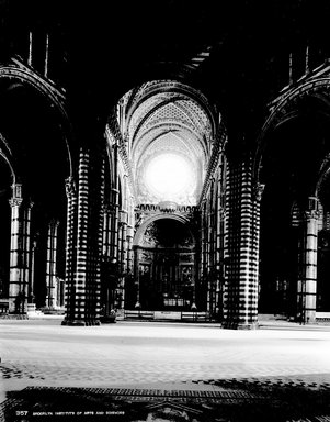 <em>"Cathedral, Siena, Italy, 1895"</em>, 1895. Glass negative 8x10in, 8 x 10 in. Brooklyn Museum, Goodyear. (Photo: Brooklyn Museum, S03i0503n01a.jpg