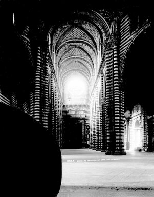 <em>"Cathedral, Siena, Italy, 1895"</em>, 1895. Glass negative 8x10in, 8 x 10 in. Brooklyn Museum, Goodyear. (Photo: Brooklyn Museum, S03i0505n01a.jpg