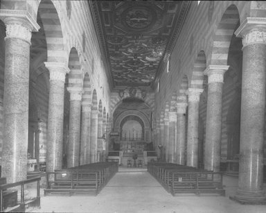 <em>"Cathedral, Volterra, Italy, 1895"</em>, 1895. Lantern slide 3.25x4in, 3.25 x 4 in. Brooklyn Museum, Goodyear. (Photo: Brooklyn Museum, S03i0627l01.jpg