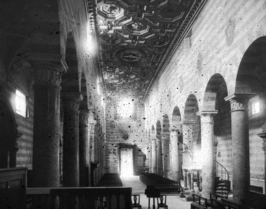 <em>"Cathedral, Volterra, Italy, 1895"</em>, 1895. Lantern slide 3.25x4in, 3.25 x 4 in. Brooklyn Museum, Goodyear. (Photo: Brooklyn Museum, S03i0629l01.jpg