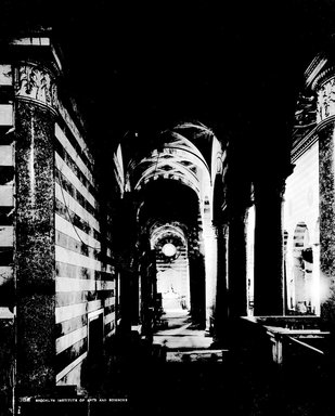 <em>"Cathedral, Volterra, Italy, 1895"</em>, 1895. Glass negative 8x10in, 8 x 10 in. Brooklyn Museum, Goodyear. (Photo: Brooklyn Museum, S03i0632n01a.jpg