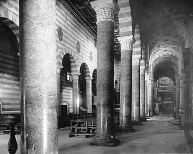 <em>"Cathedral, Volterra, Italy, 1895"</em>, 1895. Lantern slide 3.25x4in, 3.25 x 4 in. Brooklyn Museum, Goodyear. (Photo: Brooklyn Museum, S03i0633l01.jpg