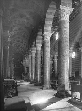 <em>"Cathedral, Volterra, Italy, 1895"</em>, 1895. Lantern slide 3.25x4in, 3.25 x 4 in. Brooklyn Museum, Goodyear. (Photo: Brooklyn Museum, S03i0634l01.jpg