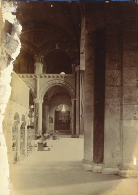 <em>"S. Ambrogio, Milan, Italy, 1901[?]"</em>, 1901[?]. Bw photographic print 5x7in, 5 x 7 in. Brooklyn Museum, Goodyear. (Photo: Brooklyn Museum, S03i0666v01.jpg
