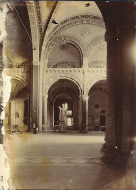 <em>"S. Ambrogio, Milan, Italy, 1901[?]"</em>, 1901[?]. Bw photographic print 5x7in, 5 x 7 in. Brooklyn Museum, Goodyear. (Photo: Brooklyn Museum, S03i0671v01.jpg