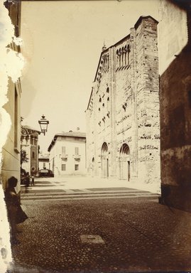 <em>"S. Michele, Pavia, Italy, 1901[?]"</em>, 1901[?]. Bw photographic print 5x7in, 5 x 7 in. Brooklyn Museum, Goodyear. (Photo: Brooklyn Museum, S03i0681v01.jpg