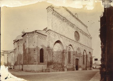 <em>"Cathedral, Vicenza, Italy, 1901[?]"</em>, 1901[?]. Bw photographic print 5x7in, 5 x 7 in. Brooklyn Museum, Goodyear. (Photo: Brooklyn Museum, S03i0709v01.jpg