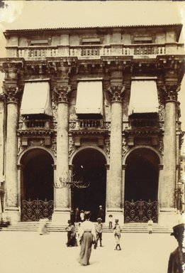 <em>"Loggia del Capitano, Vicenza, Italy, 1901[?]"</em>, 1901[?]. Bw photographic print 5x7in, 5 x 7 in. Brooklyn Museum, Goodyear. (Photo: Brooklyn Museum, S03i0713v01.jpg