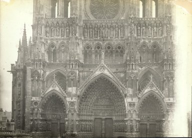 <em>"Cathedral, Amiens, France, 1903"</em>, 1903. Bw photographic print 5x7in, 5 x 7 in. Brooklyn Museum, Goodyear. (Photo: Brooklyn Museum, S03i0716v01.jpg