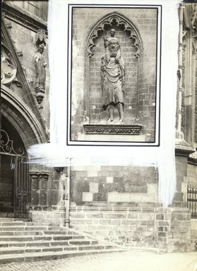 <em>"Cathedral, Amiens, France, 1903"</em>, 1903. Bw photographic print 5x7in, 5 x 7 in. Brooklyn Museum, Goodyear. (Photo: Brooklyn Museum, S03i0722v01.jpg