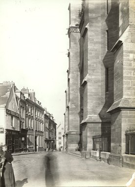 <em>"Cathedral, Amiens, France, 1903"</em>, 1903. Bw photographic print 5x7in, 5 x 7 in. Brooklyn Museum, Goodyear. (Photo: Brooklyn Museum, S03i0725v01.jpg