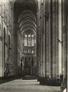 <em>"Cathedral, Amiens, France, 1903"</em>, 1903. Bw photographic print 5x7in, 5 x 7 in. Brooklyn Museum, Goodyear. (Photo: Brooklyn Museum, S03i0734v01.jpg