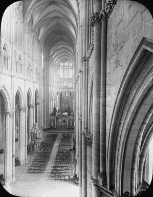 <em>"Cathedral, Amiens, France, 1903"</em>, 1903. Lantern slide 3.25x4in, 3.25 x 4 in. Brooklyn Museum, Goodyear. (Photo: Brooklyn Museum, S03i0735l01.jpg