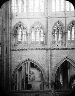 <em>"Cathedral, Amiens, France, 1903"</em>, 1903. Lantern slide 3.25x4in, 3.25 x 4 in. Brooklyn Museum, Goodyear. (Photo: Brooklyn Museum, S03i0753l01.jpg