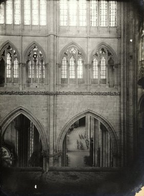 <em>"Cathedral, Amiens, France, 1903"</em>, 1903. Bw photographic print 5x7in, 5 x 7 in. Brooklyn Museum, Goodyear. (Photo: Brooklyn Museum, S03i0753v01.jpg