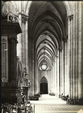<em>"Cathedral, Amiens, France, 1903"</em>, 1903. Bw photographic print 5x7in, 5 x 7 in. Brooklyn Museum, Goodyear. (Photo: Brooklyn Museum, S03i0755v01.jpg