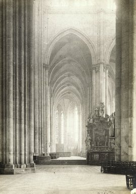 <em>"Cathedral, Amiens, France, 1903"</em>, 1903. Bw photographic print 5x7in, 5 x 7 in. Brooklyn Museum, Goodyear. (Photo: Brooklyn Museum, S03i0756v01.jpg