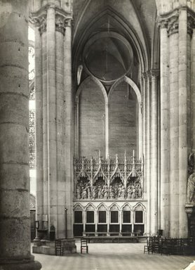 <em>"Cathedral, Amiens, France, 1903"</em>, 1903. Bw photographic print 5x7in, 5 x 7 in. Brooklyn Museum, Goodyear. (Photo: Brooklyn Museum, S03i0759v01.jpg
