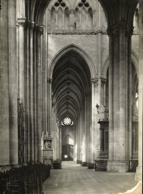 <em>"Cathedral, Amiens, France, 1903"</em>, 1903. Bw photographic print 5x7in, 5 x 7 in. Brooklyn Museum, Goodyear. (Photo: Brooklyn Museum, S03i0763v01.jpg