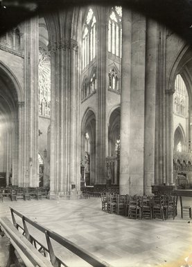 <em>"Cathedral, Amiens, France, 1903"</em>, 1903. Bw photographic print 5x7in, 5 x 7 in. Brooklyn Museum, Goodyear. (Photo: Brooklyn Museum, S03i0765v01.jpg