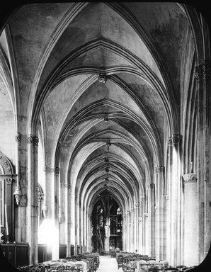 <em>"St. Pierre, Caen, France, 1903"</em>, 1903. Lantern slide 3.25x4in, 3.25 x 4 in. Brooklyn Museum, Goodyear. (Photo: Brooklyn Museum, S03i0781l01.jpg