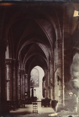<em>"Church of Notre Dame en Vaux, Chalons sur Marne, France, 1903"</em>, 1903. Bw photographic print 5x7in, 5 x 7 in. Brooklyn Museum, Goodyear. (Photo: Brooklyn Museum, S03i0787v01.jpg