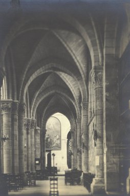 <em>"Church of Notre Dame en Vaux, Chalons sur Marne, France, 1903"</em>, 1903. Bw photographic print 5x7in, 5 x 7 in. Brooklyn Museum, Goodyear. (Photo: Brooklyn Museum, S03i0788v01.jpg