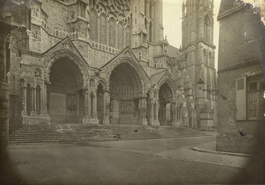 <em>"Cathedral, Chartres, France, 1903"</em>, 1903. Bw photographic print 5x7in, 5 x 7 in. Brooklyn Museum, Goodyear. (Photo: Brooklyn Museum, S03i0790v01.jpg