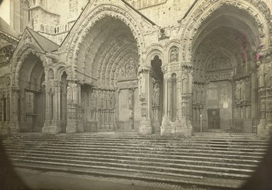 <em>"Cathedral, Chartres, France, 1903"</em>, 1903. Bw photographic print 5x7in, 5 x 7 in. Brooklyn Museum, Goodyear. (Photo: Brooklyn Museum, S03i0791v01.jpg