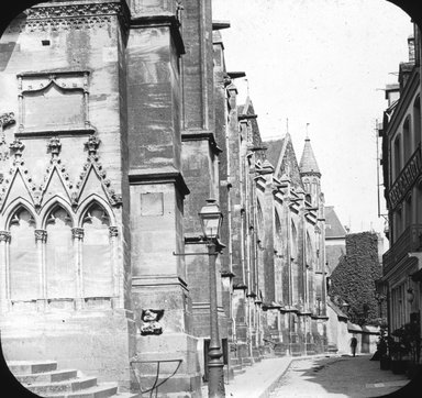 <em>"St. Lo, Coutances, France, 1903"</em>, 1903. Lantern slide 3.25x4in, 3.25 x 4 in. Brooklyn Museum, Goodyear. (Photo: Brooklyn Museum, S03i0794l01.jpg