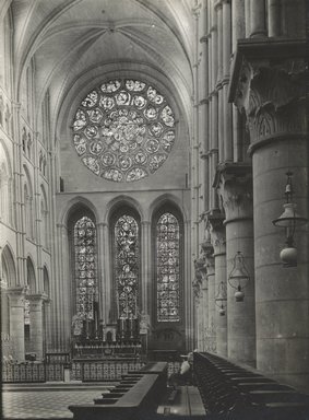 <em>"Cathedral, Laon, France, 1903"</em>, 1903. Bw photographic print 5x7in, 5 x 7 in. Brooklyn Museum, Goodyear. (Photo: Brooklyn Museum, S03i0811v01.jpg