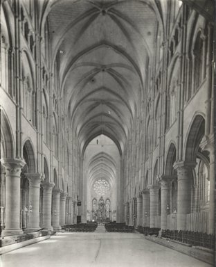 <em>"Cathedral, Laon, France, 1903"</em>, 1903. Bw photographic print 5x7in, 5 x 7 in. Brooklyn Museum, Goodyear. (Photo: Brooklyn Museum, S03i0812v01.jpg