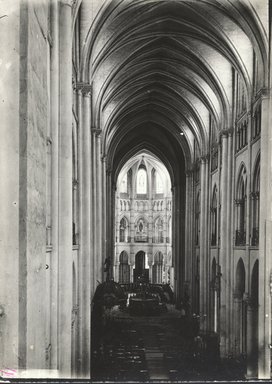 <em>"Cathedral, Noyon, France, 1903"</em>, 1903. Bw photographic print 5x7in, 5 x 7 in. Brooklyn Museum, Goodyear. (Photo: Brooklyn Museum, S03i0817v01.jpg