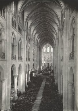 <em>"Cathedral, Noyon, France, 1903"</em>, 1903. Bw photographic print 5x7in, 5 x 7 in. Brooklyn Museum, Goodyear. (Photo: Brooklyn Museum, S03i0819v01.jpg