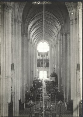 <em>"Cathedral, Noyon, France, 1903"</em>, 1903. Bw photographic print 5x7in, 5 x 7 in. Brooklyn Museum, Goodyear. (Photo: Brooklyn Museum, S03i0820v01.jpg