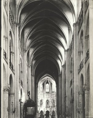 <em>"Cathedral, Noyon, France, 1903"</em>, 1903. Bw photographic print 5x7in, 5 x 7 in. Brooklyn Museum, Goodyear. (Photo: Brooklyn Museum, S03i0822v01.jpg