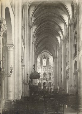 <em>"Cathedral, Noyon, France, 1903"</em>, 1903. Bw photographic print 5x7in, 5 x 7 in. Brooklyn Museum, Goodyear. (Photo: Brooklyn Museum, S03i0823v01.jpg