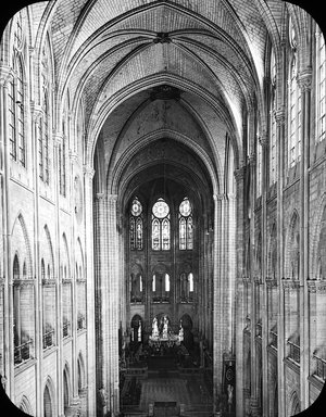 <em>"Notre Dame, Paris, France, 1903"</em>, 1903. Lantern slide 3.25x4in, 3.25 x 4 in. Brooklyn Museum, Goodyear. (Photo: Brooklyn Museum, S03i0829l01.jpg