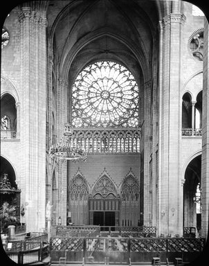 <em>"Notre Dame, Paris, France, 1903"</em>, 1903. Lantern slide 3.25x4in, 3.25 x 4 in. Brooklyn Museum, Goodyear. (Photo: Brooklyn Museum, S03i0836l01.jpg