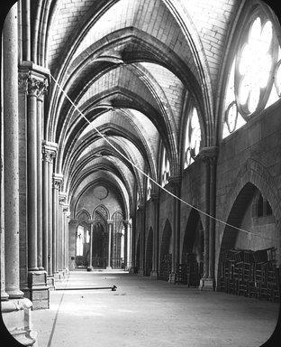 <em>"Notre Dame, Paris, France, 1903"</em>, 1903. Lantern slide 3.25x4in, 3.25 x 4 in. Brooklyn Museum, Goodyear. (Photo: Brooklyn Museum, S03i0839l01.jpg