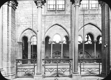 <em>"Notre Dame, Paris, France, 1903"</em>, 1903. Lantern slide 3.25x4in, 3.25 x 4 in. Brooklyn Museum, Goodyear. (Photo: Brooklyn Museum, S03i0859l01.jpg