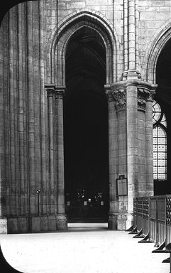 <em>"Notre Dame, Paris, France, 1903"</em>, 1903. Lantern slide 3.25x4in, 3.25 x 4 in. Brooklyn Museum, Goodyear. (Photo: Brooklyn Museum, S03i0870l01.jpg