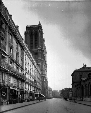 <em>"Notre Dame, Paris, France, 1903"</em>, 1903. Bw negative 5x7in. Brooklyn Museum, Goodyear. (Photo: Brooklyn Museum, S03i0873n01a.jpg